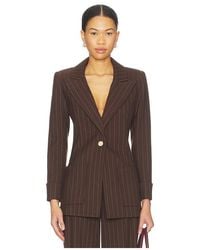 Alice + Olivia - Burns Fitted Roll Cuff Blazer - Lyst