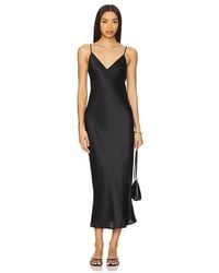 L'Agence - Seridie Slip Midi Dress - Lyst