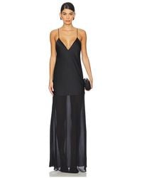 SER.O.YA - Vienna Satin Maxi Dress - Lyst