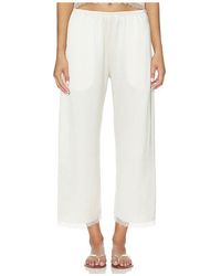 Leset - Barb Lace Crop Pant - Lyst