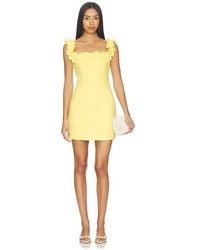 Elliatt - Cara Square Neck Mini Dress - Lyst