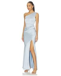 bec bridge aurelia asymmetrical dress Aurelia Maxi Skirt in Cloud Blue main image 0
