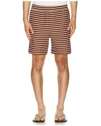 BOUND - Stripe Jacquard Shorts - Lyst
