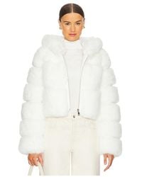 Adrienne Landau - The Lina Faux Fur Jacket - Lyst