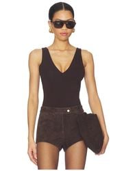 Sans Faff - X Revolve Plunge V Bodysuit - Lyst
