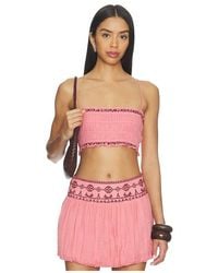 Rococo Sand - Smocking Bandeau Top - Lyst