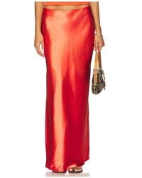Vince - Satin Maxi Skirt - Lyst