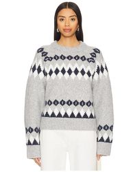 Tularosa - Zena Fairisle Sweater - Lyst