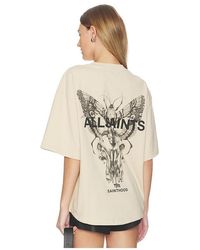 AllSaints - Halis Amelie Tee - Lyst