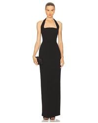 Rachel Gilbert - Vestido Largo Maria En Color Negro Talla (También En 3) - Lyst
