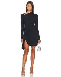 Enza Costa - X Revolve Lurex Jersey Slash Mini Dress - Lyst