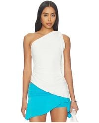 Mimchik - One-Shoulder Tie Top - Lyst