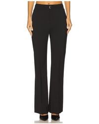 Vince - High Waist Slim Flare Belted Pant - Lyst