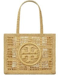 Tory Burch - Bolso Tote Ella En Color Bronce Talla - Lyst