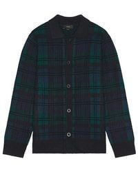Vince - Plaid Button Down Sweater - Lyst