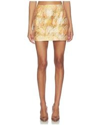 RENGGLI - Brocade Mini Skirt - Lyst