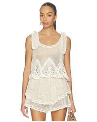 Sea - Madelyn Crochet Tank - Lyst