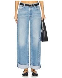 Mother - The Dodger Button Hover Cuff Jeans - Lyst