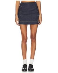 ALIGNE - Hadley Denim Mini Skirt - Lyst
