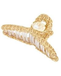Lele Sadoughi - Raffia Shell Claw Clip - Lyst