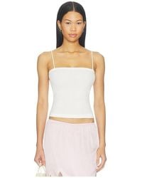St. Agni - Organic Cotton Square Neck Cami - Lyst