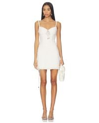 Area - Tweed Lady Mini Dress - Lyst
