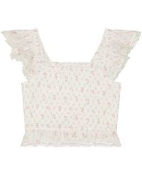 LoveShackFancy - Tween Jeanna Top - Lyst