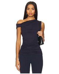 Susana Monaco - Asymmetric Gathered Top - Lyst