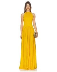 Solid & Striped - ROBE ISOLA en Yellow - Lyst