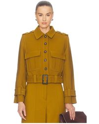 Zimmermann - Valiant Cropped Utility Jacket - Lyst