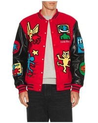 Reason - Keith Haring Varsity Jacket - Lyst