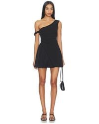 Misha - The Volante Crepe Mini Dress - Lyst