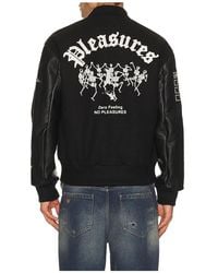 Pleasures - X Zero Skateboards Varsity Jacket - Lyst