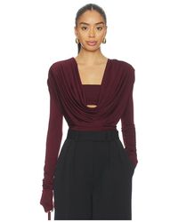 LAPOINTE - Oberteil Cowl Neck Bandeau - Lyst