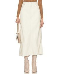 Free People - X We The Free City Slicker Faux Leather Maxi Skirt - Lyst