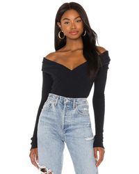 Free People Hot Stuff Layering Top - Schwarz