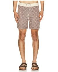 Rhythm - Heritage Java Swim Trunk - Lyst