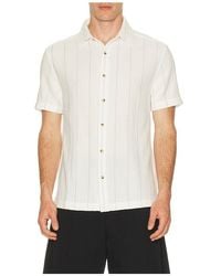 Fair Harbor - Oasis Textured Short Sleeve Shirt - Lyst