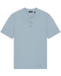 Theory - Polo De Manga Corta Bron En Color Bebe Azul Talla En - Lyst