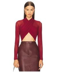 Bardot - Aliyah Wrap Bodysuit - Lyst
