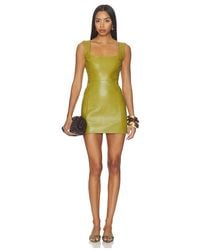 retroféte - Tilde Leather Dress - Lyst