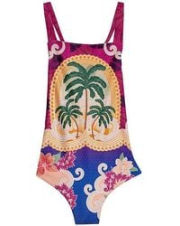 Agua Bendita - Amina Thamar One Piece Swimsuit - Lyst