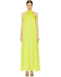 PATBO - Hand Embroidered Flower Gown - Lyst