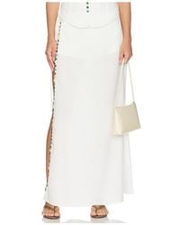 YELLOW THE LABEL - Romy Linen Skort - Lyst