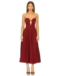 Bardot - Midi-Kleid Opal Volume - Lyst