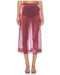 Madison The Label - X Revolve Knox Midi Skirt - Lyst