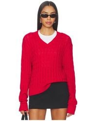 Frankie's Bikinis - Prince Cable Knit Sweater - Lyst