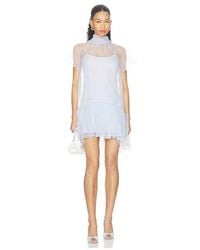 Jonathan Simkhai - Beaux Tiered Mini Dress - Lyst