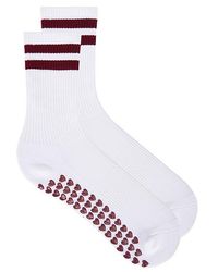 WellBeing + BeingWell - Striped Half Crew ソックス - Lyst