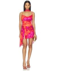 Runaway the Label - Alora Scoop Neck Mini Dress - Lyst
